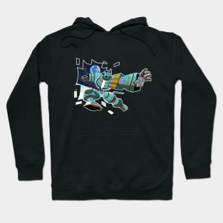 Go Robo Now Sunder Crux in Action Hoodie